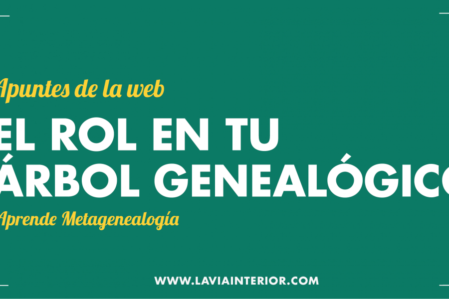 El rol en tu árbol genealógico